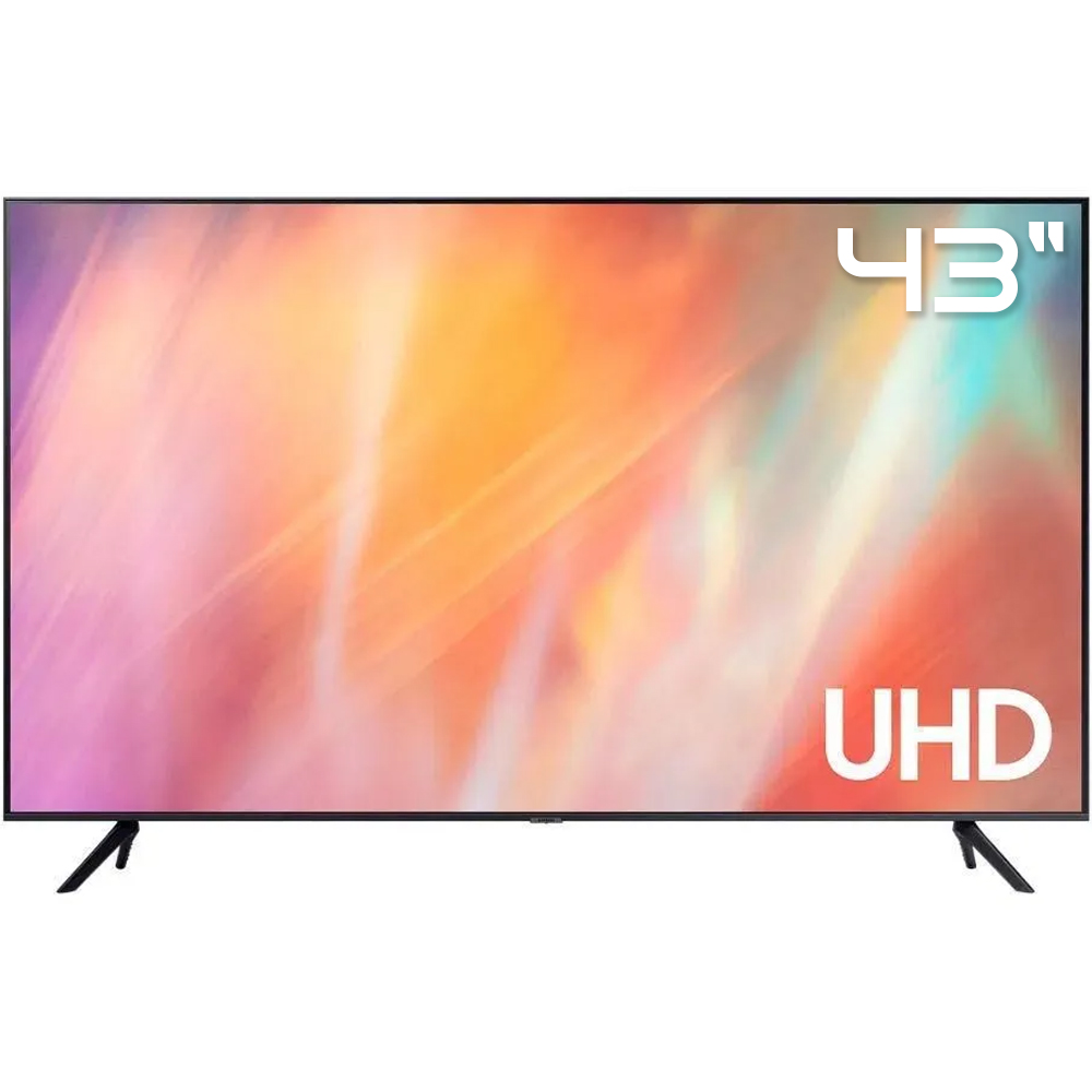 Smart TV LED Samgung 43" UN43AU7090 4K UHD (2022)